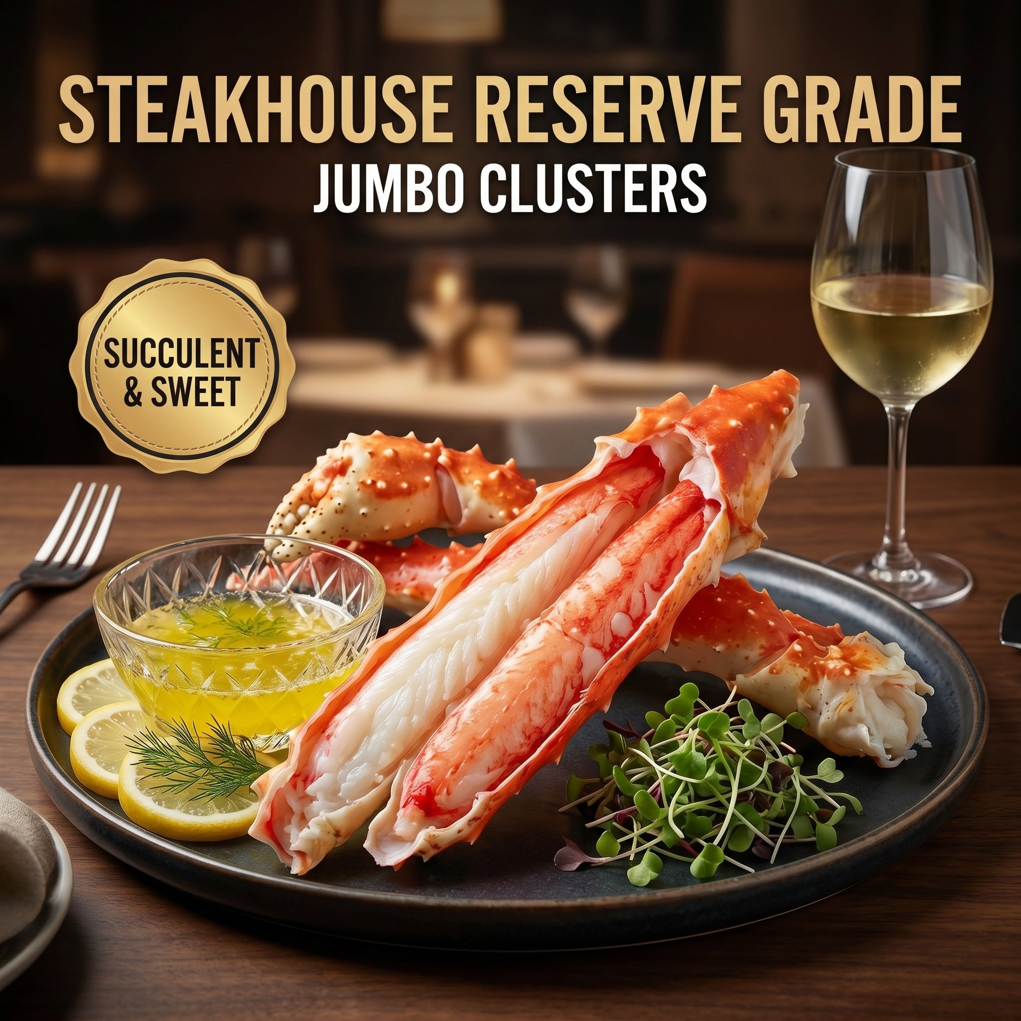 Direct from the Bering Sea: Colossal Alaskan Red King Crab Legs - 100% Wild Caught & Meaty (Ships Frozen)